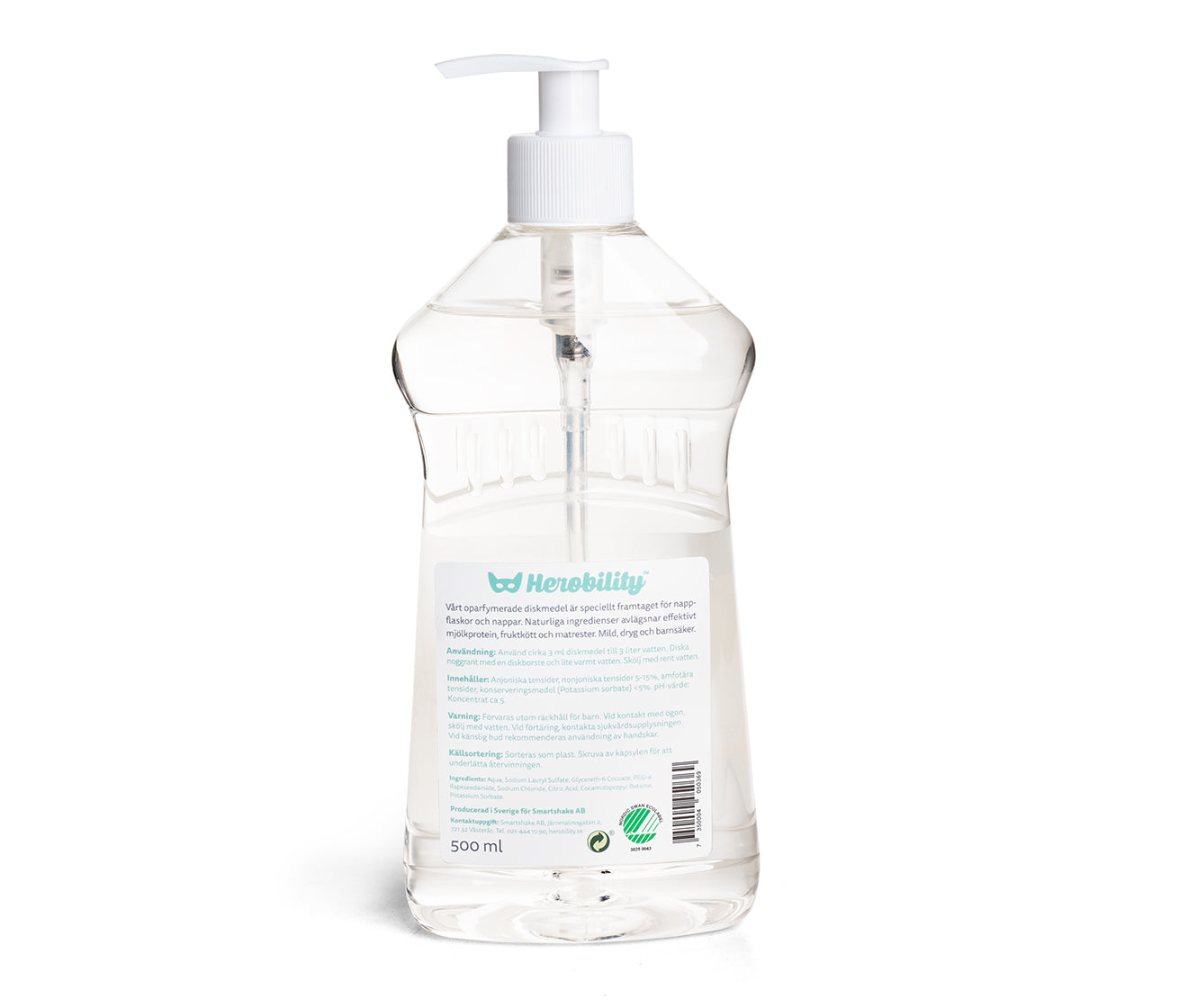 Allergivänligt diskmedel för babyprodukter