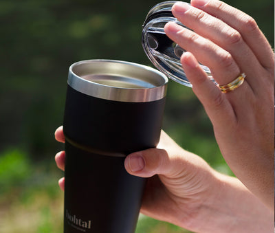 Bohtal Insulated Travel Mug, Svart