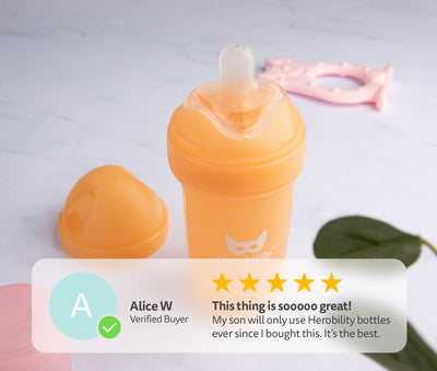 3-pack Nappflaskor 240 ml – Peach